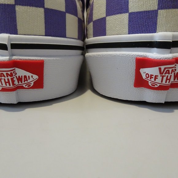 Vans Classic Slip-On Checkerboard Violet Tulip Size US 10.5 Men New Shoes